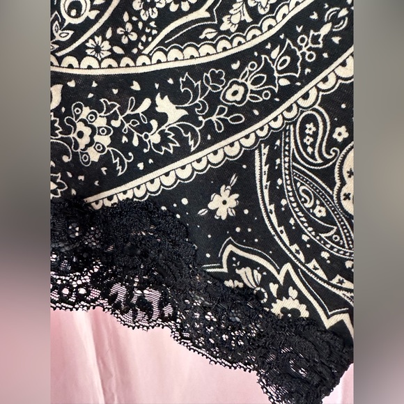 Jones New York Cotton Feel Paisley Print Robe- S/M - Picture 7 of 13